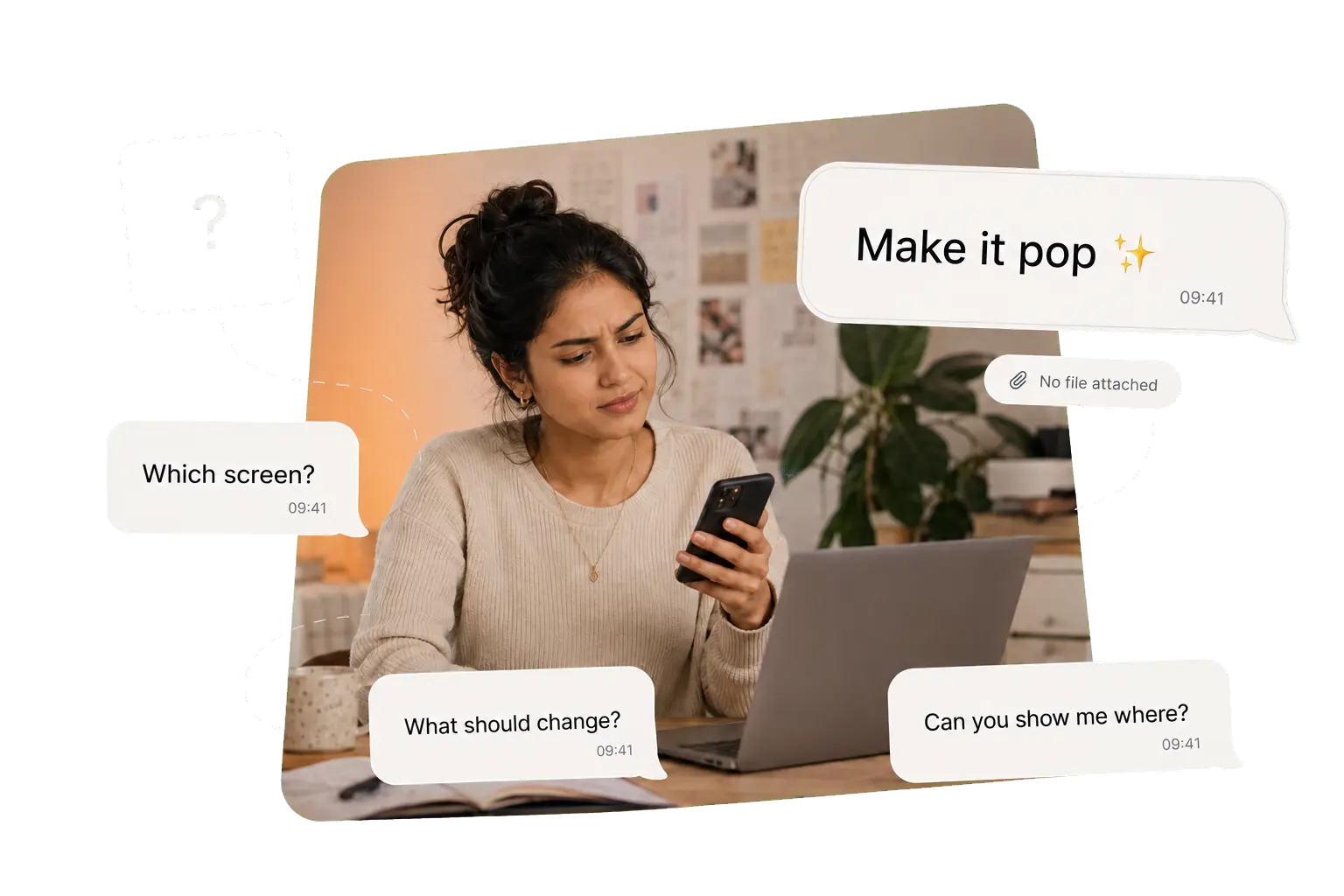 Vague WhatsApp notes